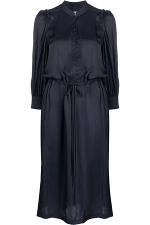 Zadig & Voltaire Relinda satin-finish shirt dress