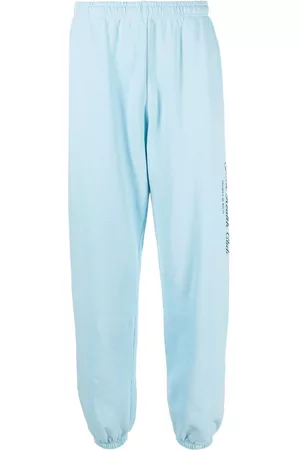 Sporty & Rich Logo-print cotton track pants