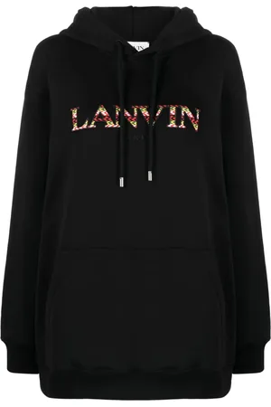 Lanvin Logo-embroidered hoodie