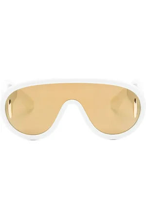 Green Paul's Ibiza Shield Acetate Sunglasses LOEWE