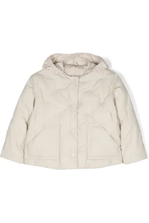 BONPOINT Detachable-hood padded jacket