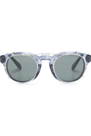 Giorgio Armani Pantos-frame clip-on sunglasses