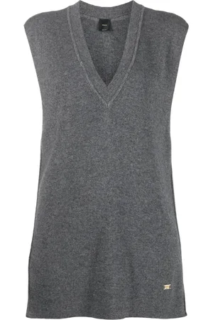 Pinko Ribbed-knit sweater vest