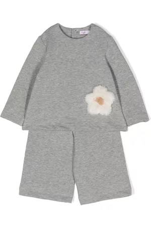 Il gufo Mélange-effect tracksuit set