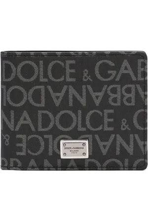 Dolce & Gabbana Logo-jacquard bi-fold wallet