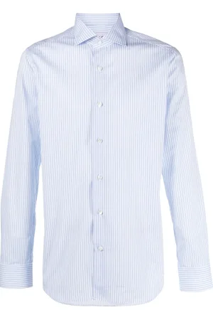 D4.0 Pinstriped cotton shirt