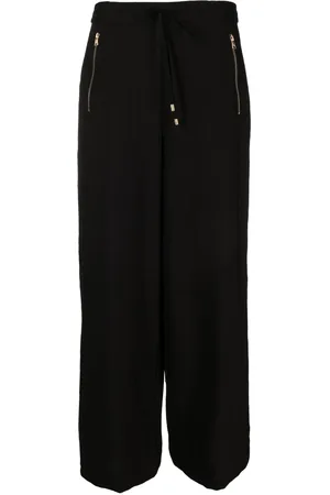 DKNY Straight-leg drawstring-fastening trousers
