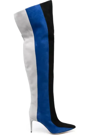 Manolo Blahnik Chicuyuhi 85mm suede thigh-high boots