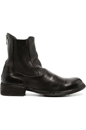 Officine creative Round-toe leather boots
