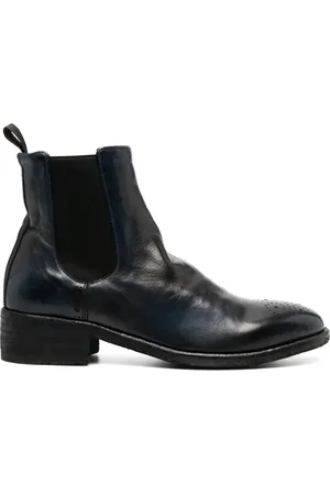 Officine creative Elasticated side-panels leather boots