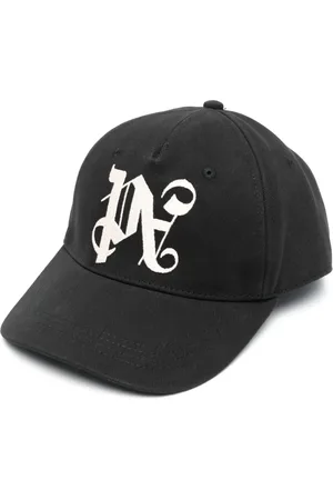 Palm Angels Monogram-embroidered cotton cap