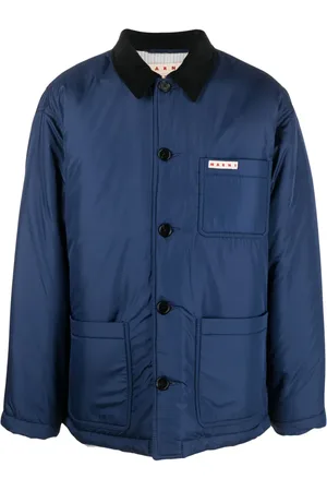 Marni Logo-patch lightweight jacket