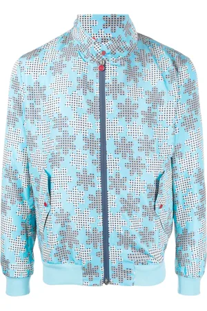 Kiton Graphic-print bomber jacket