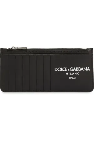 Dolce & Gabbana Logo-print leather wallet
