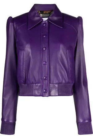 Philipp Plein Softy leather bomber jacket