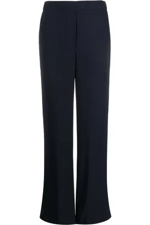 P.A.R.O.S.H. Elasticated-waistband straight-leg trousers