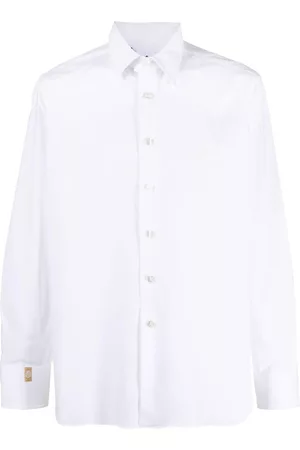 BILLIONAIRE Embroidered-logo slim-cut shirt