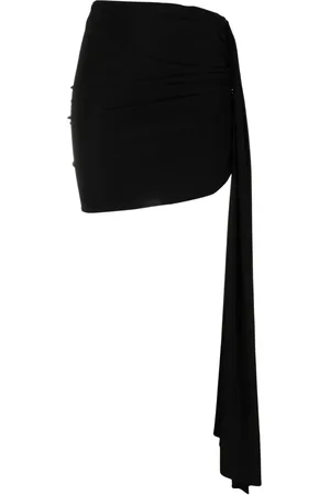MAGDA BUTRYM Draped asymmetric miniskirt