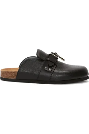 J.W.Anderson Padlock leather mules