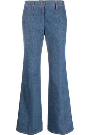 FORTE FORTE Mid-rise cotton flared jeans