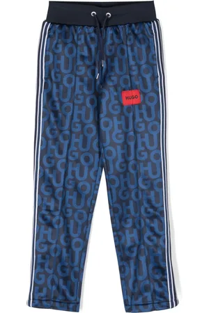HUGO BOSS Logo-print drawstring track pants