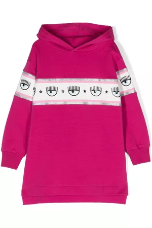 Chiara Ferragni Eyelike logo-tape hooded dress
