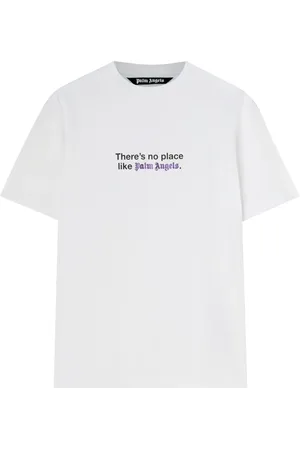 Palm Angels No Place slogan-print cotton T-shirt