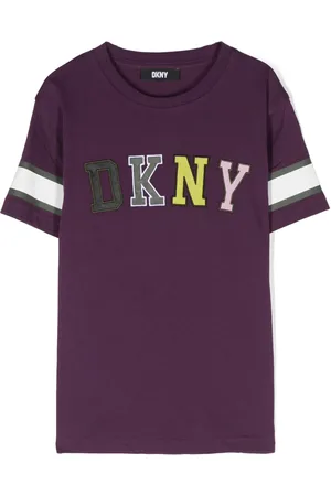 DKNY Logo-patches cotton T-shirt