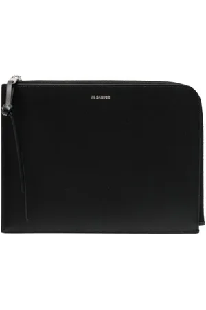 Jil Sander Medium logo-lettering leather cardholder