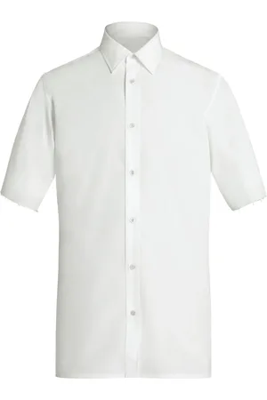 Maison Margiela Four-stitch short-sleeve shirt
