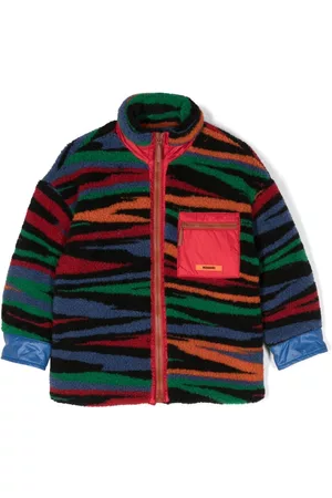 Missoni Abstract-print fleece coat