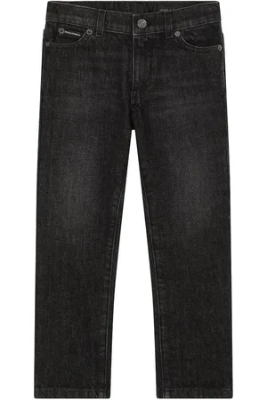 Dolce & Gabbana Stonewashed straight-leg jeans