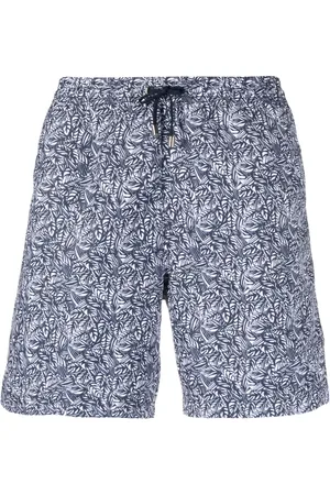 Sunspel Graphic-print swim shorts