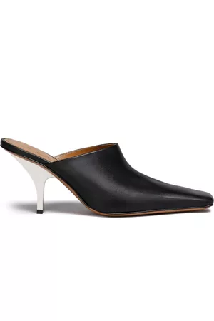 Marni Square-toe heeled leather mules