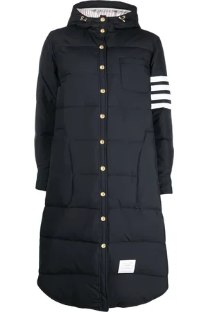 Thom Browne 4-Bar hooded padded coat