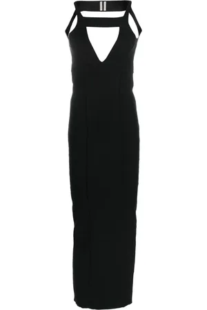 Rick Owens Cut-out sleeveless maxi dress