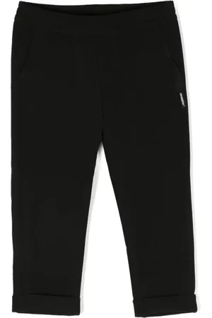 Msgm Logo-patch straight-leg trousers