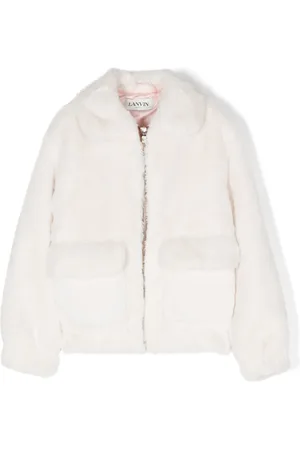 Lanvin Faux shearling spread-collar jacket