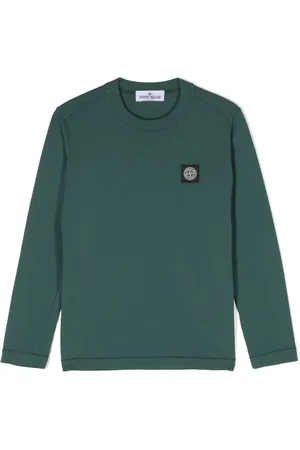 Stone Island Compass-patch long-sleeve T-shirt