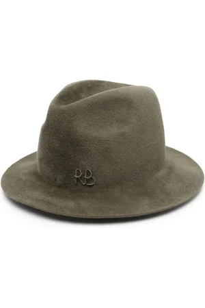 Ruslan Baginskiy Logo-embroidered fedora hat