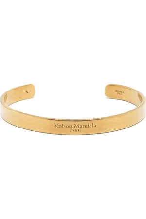 Maison Margiela Logo-engraved cuff bracelet