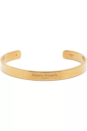 Maison Margiela Logo-engraved cuff bracelet