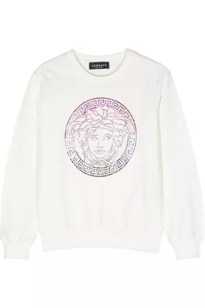 VERSACE Medusa Head-motif cotton sweatshirt