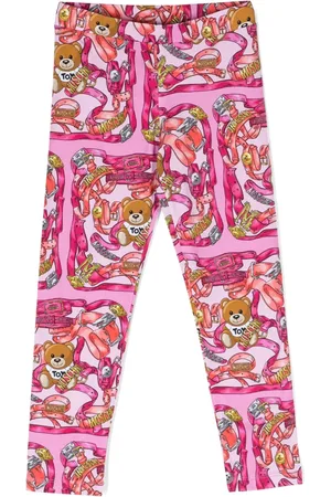 Moschino Graphic-print cotton legging