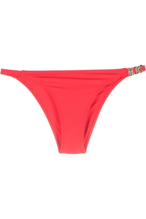 Moschino Logo-plaque bikini bottoms