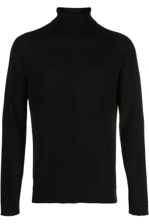 Giorgio Armani Roll-neck intarsia-knit jumper