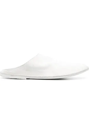 MARSÈLL Strasacco round-toe leather slippers