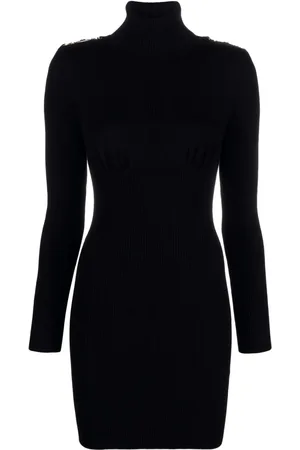Elisabetta Franchi Knitted long-sleeve minidress