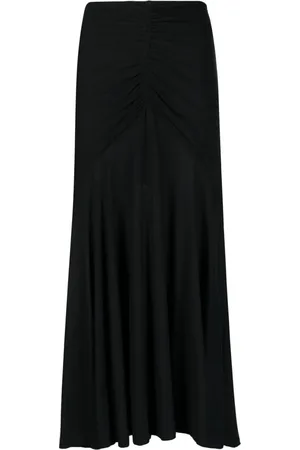 ULLA JOHNSON Nadira ruched maxi skirt