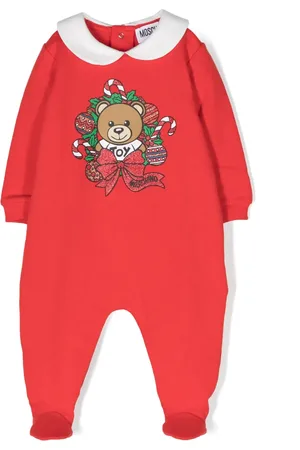 Moschino Teddy Bear-print stretch-cotton pajamas